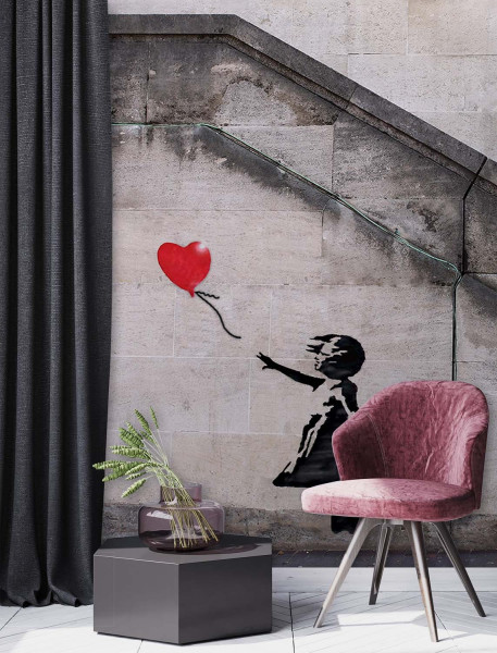 Feeby Fototapeta, Banksy Dziewczynka z balonikiem 100x140