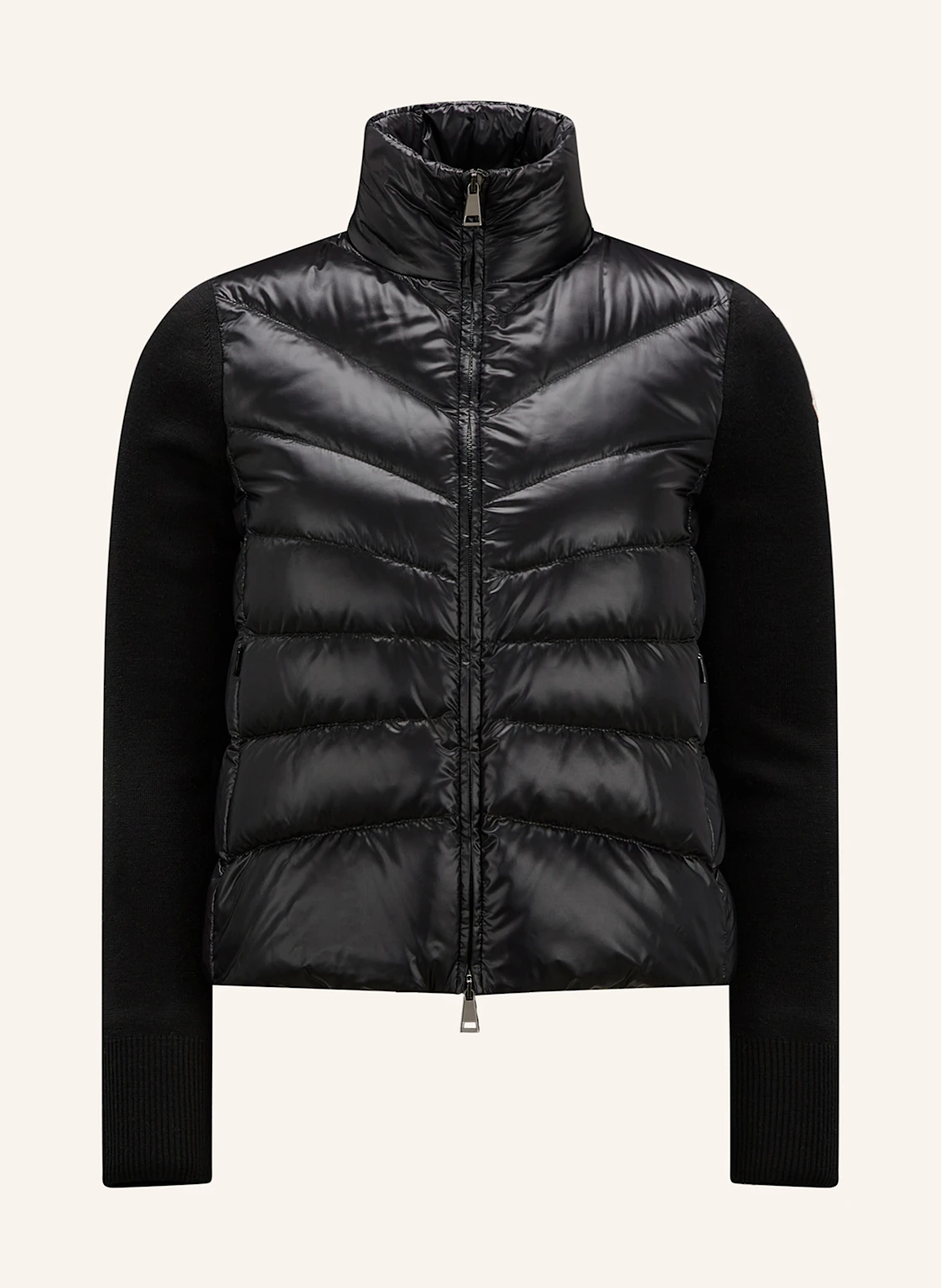 MONCLER Daunenjacke im Materialmix