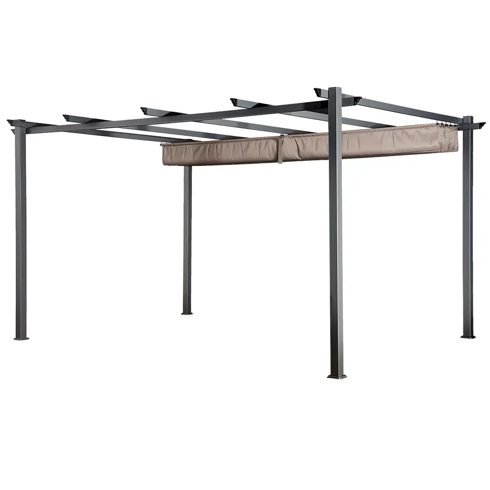 Happy Garden Pergola CASSIS - Bruin - Aluminium