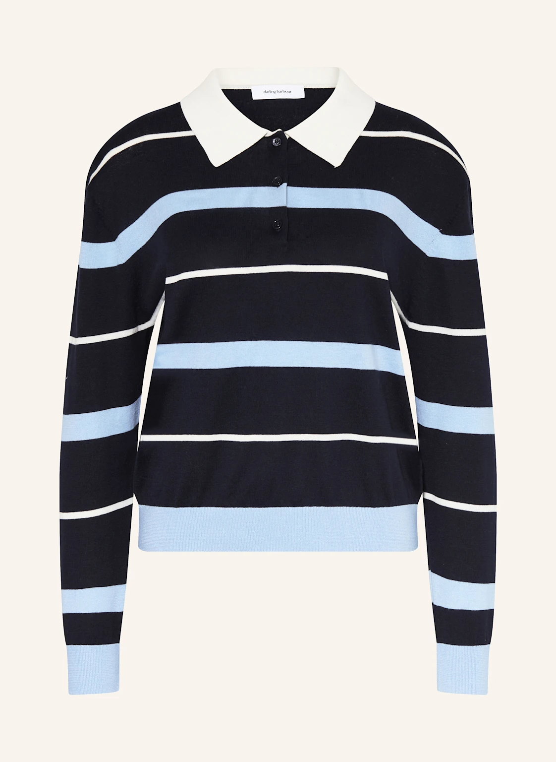 darling harbour Strick-Poloshirt