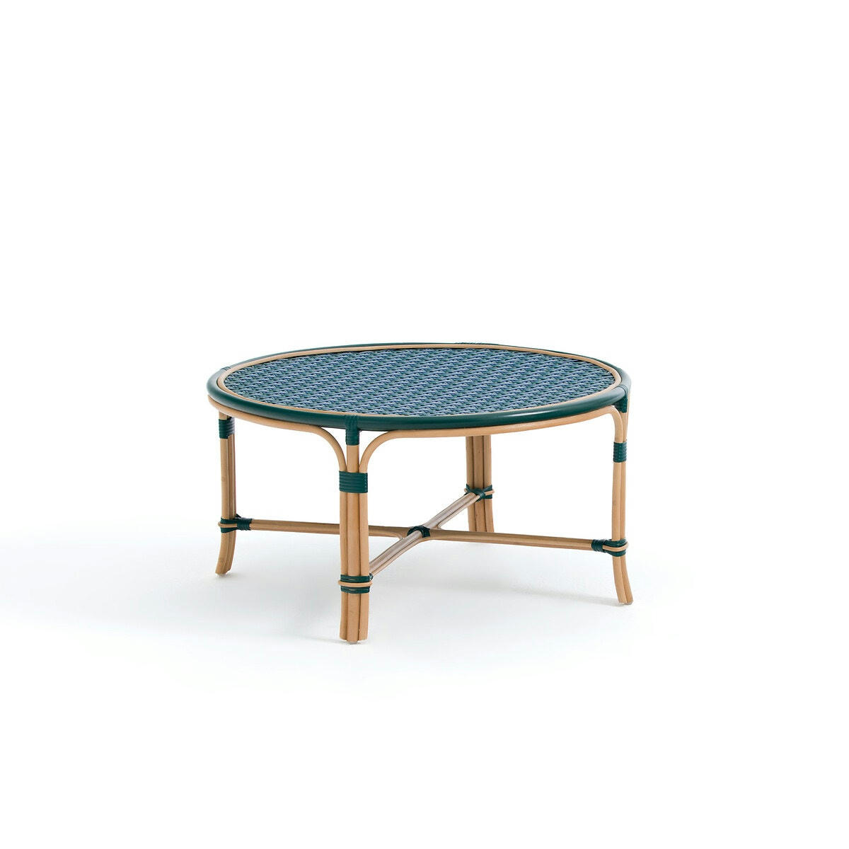 Table basse rotin et tressage, Bogota