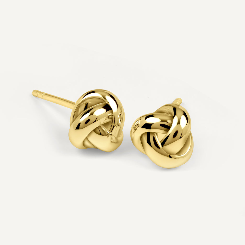 Mallow Street - Gold Twist Stud Earrings