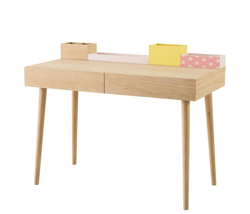 Lea - Bureau vintage enfant 2 tiroirs