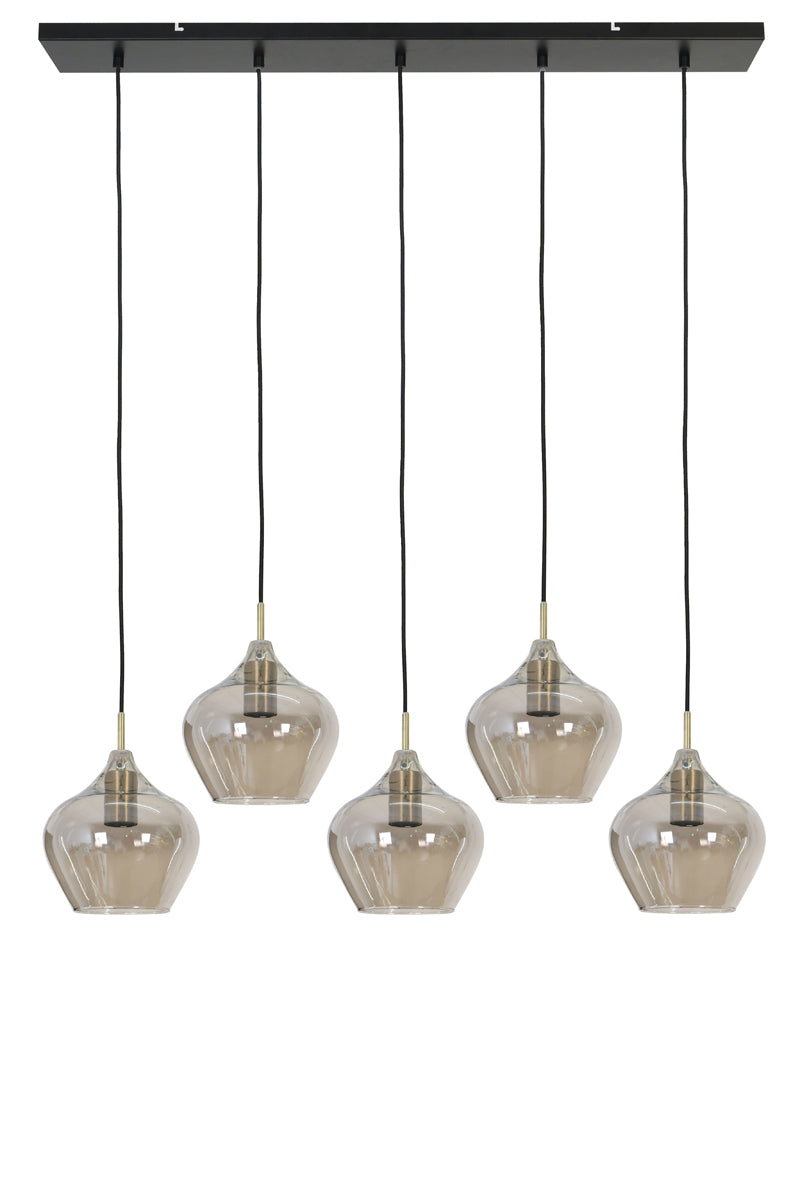 Light & Living - Hanglamp RAKEL - 104x20x120cm - Brons
