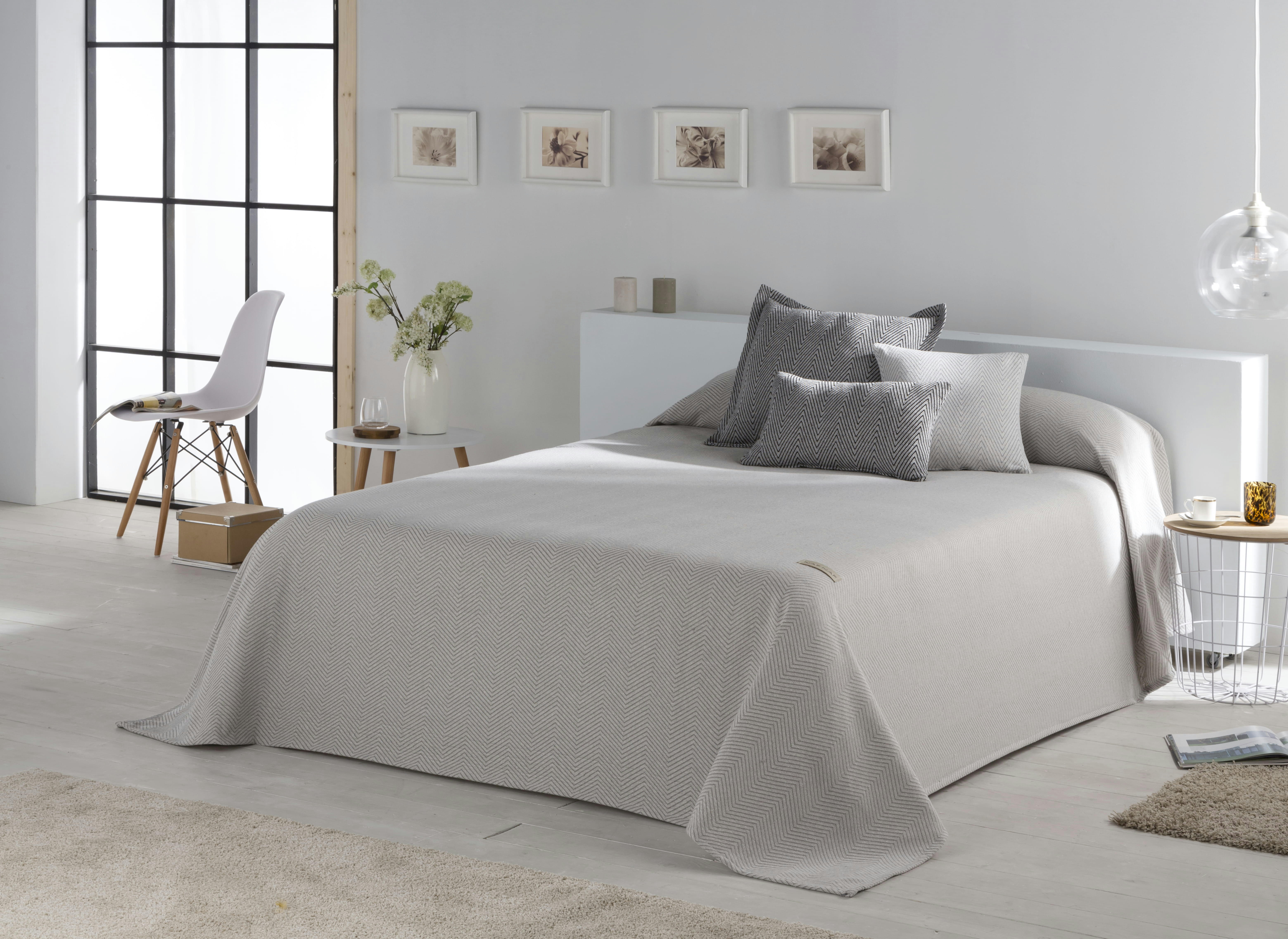 PAINES CL - Couvre lit en coton perle 250x270