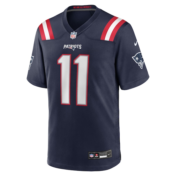 Joshua Dobbs New England Patriots Nike Team Game Jersey -  Navy