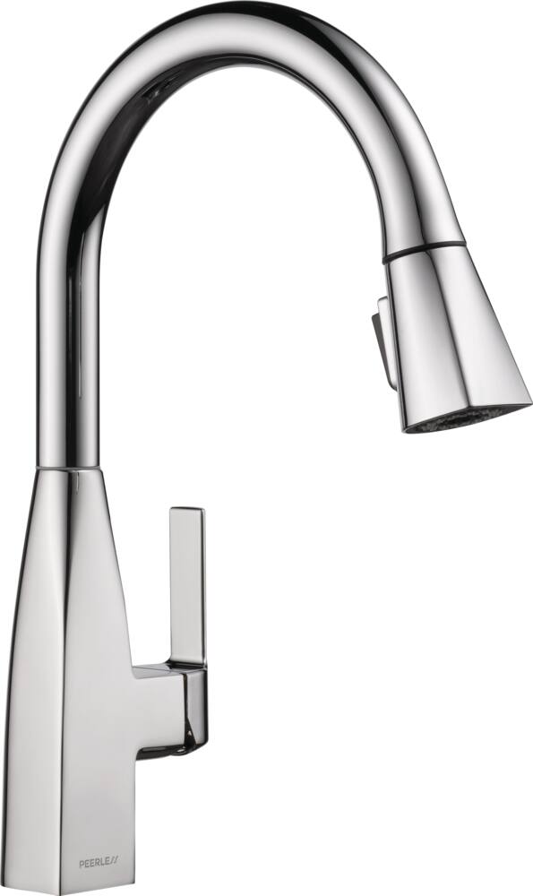 Peerless® Xander Single Handle High Arc Pull Down Kitchen Faucet, Chrome