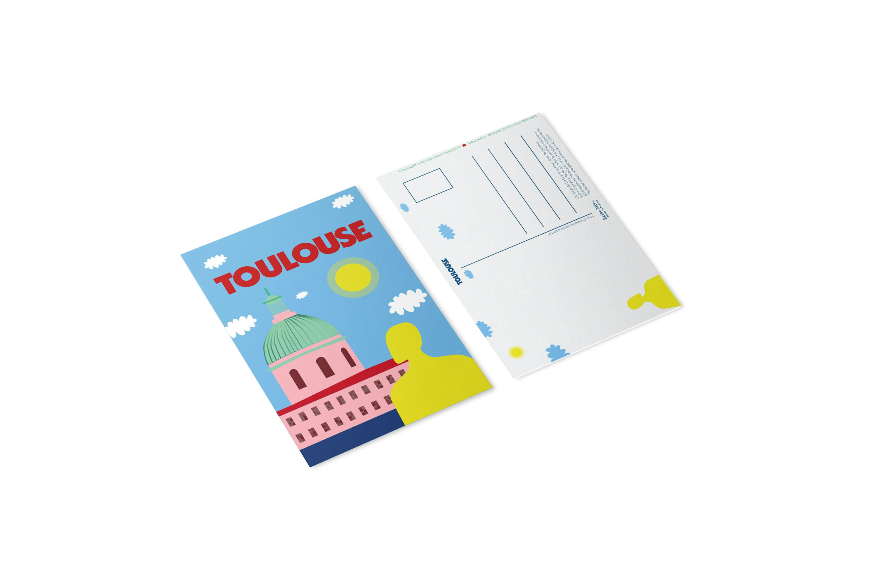 Toulouse La Grave - Carte postale Ville Rose 10x15 cm