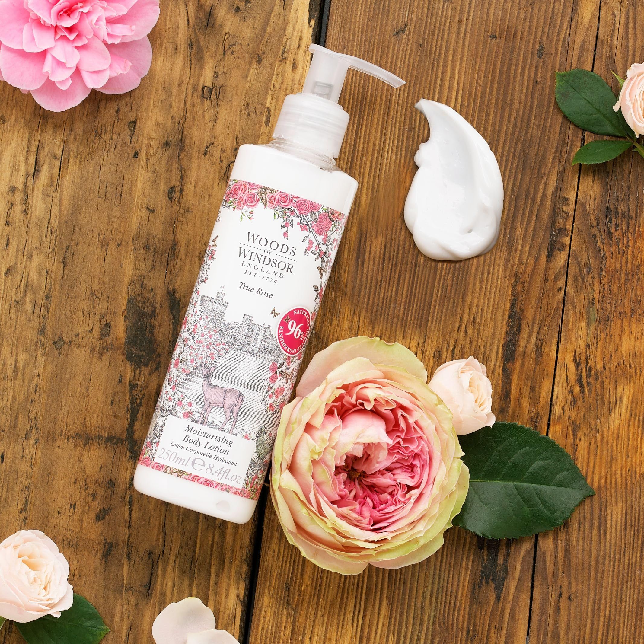 Woods of Windsor True Rose Moisturising Body Lotion 250ml