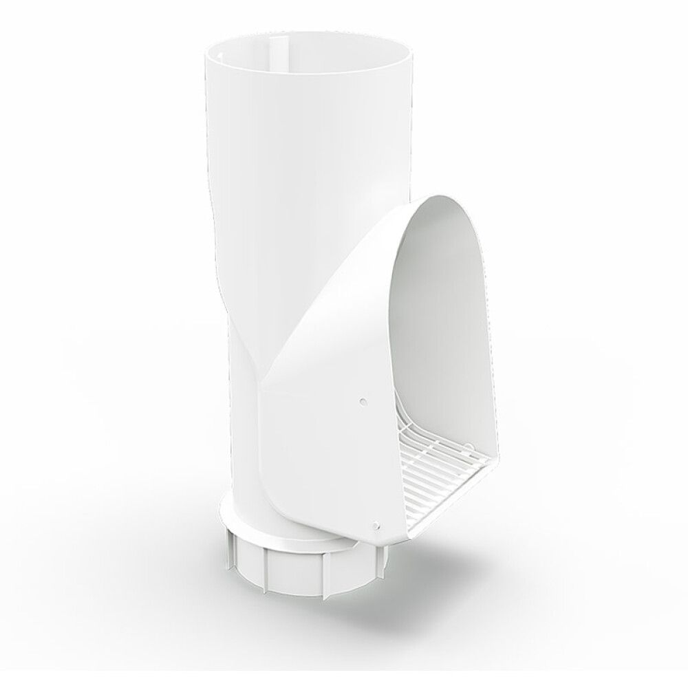 NEDLØPSRØR ARECO PLAST 90/100MM HVIT