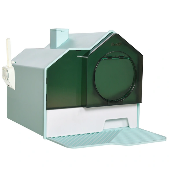 Katzentoilette, mit Schaufel, LxBxH: 47 x 45 x 42 cm
