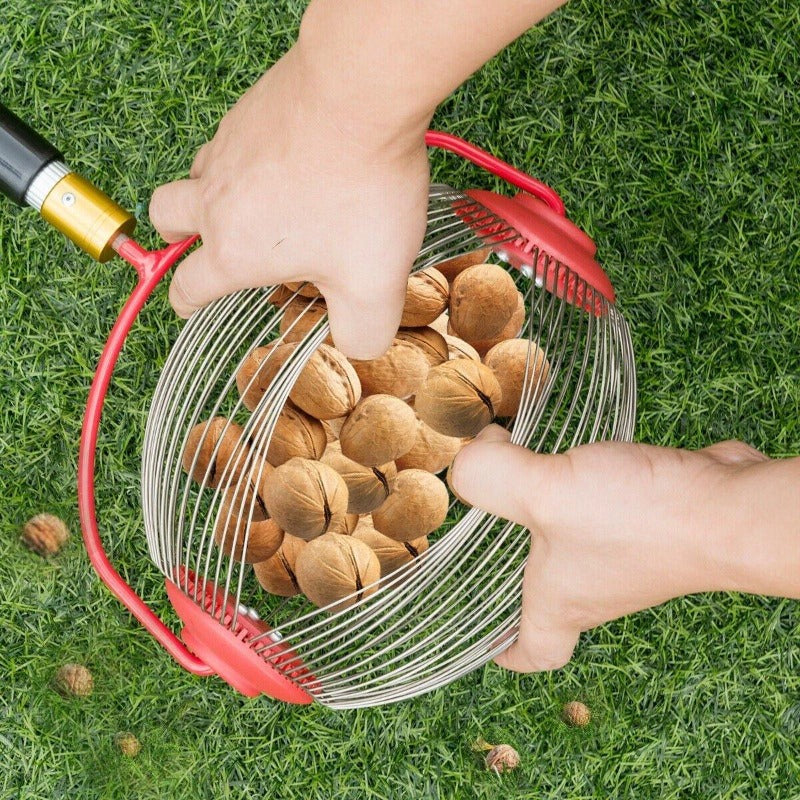 Garden Weasel Medium Rolling Nut Gatherer Picker Collector