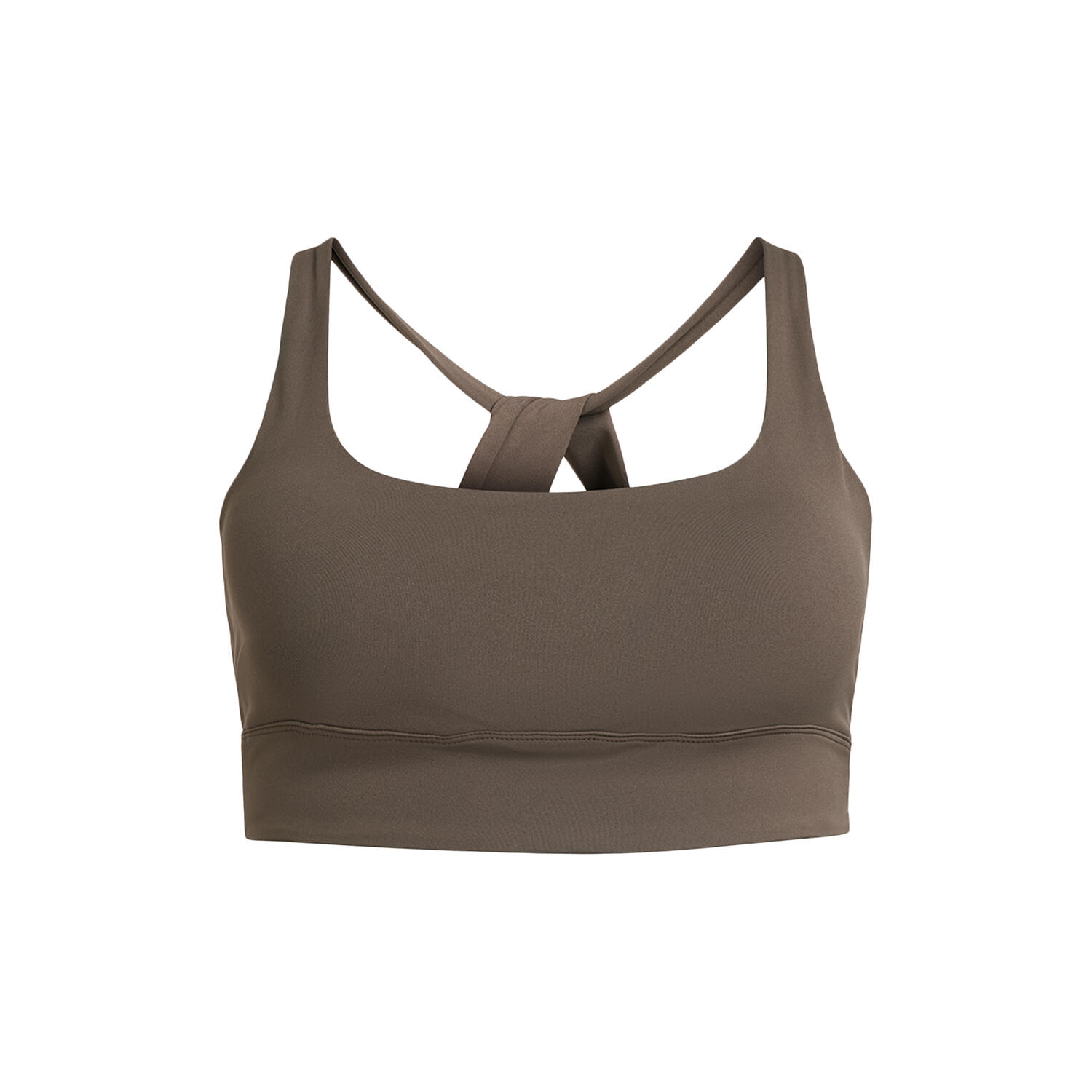 Butter Soft Sports Bra Seinna, dark brown