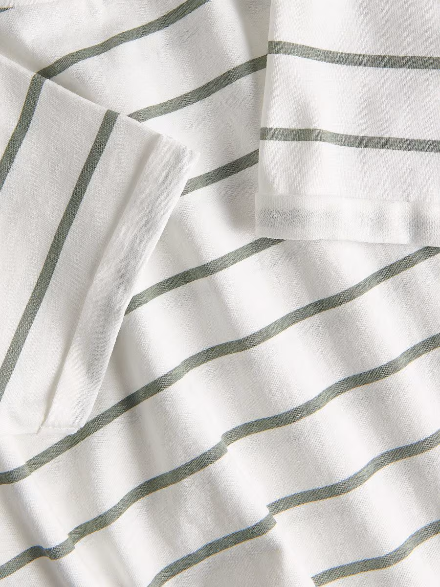Stripe Cotton T-Shirt