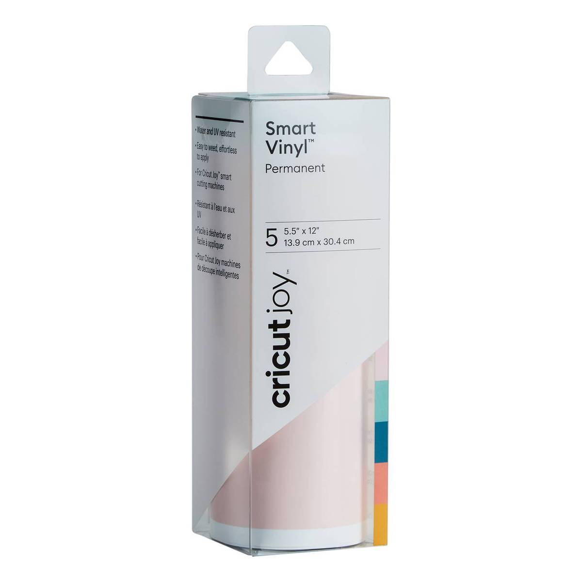 Cricut Joy Beachside Permanent Smart Vinyl 5.5 x 12 Inches 5 Pack