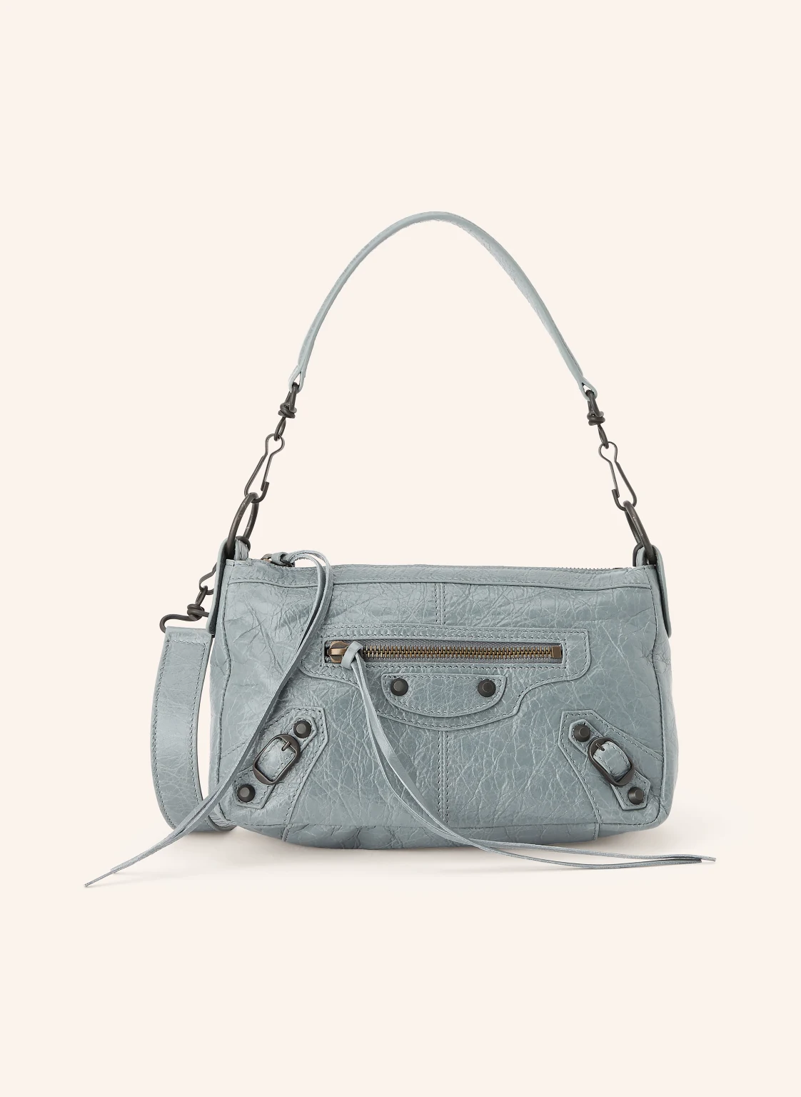 BALENCIAGA Handtasche LE CITY MOTO MINI mit Nieten