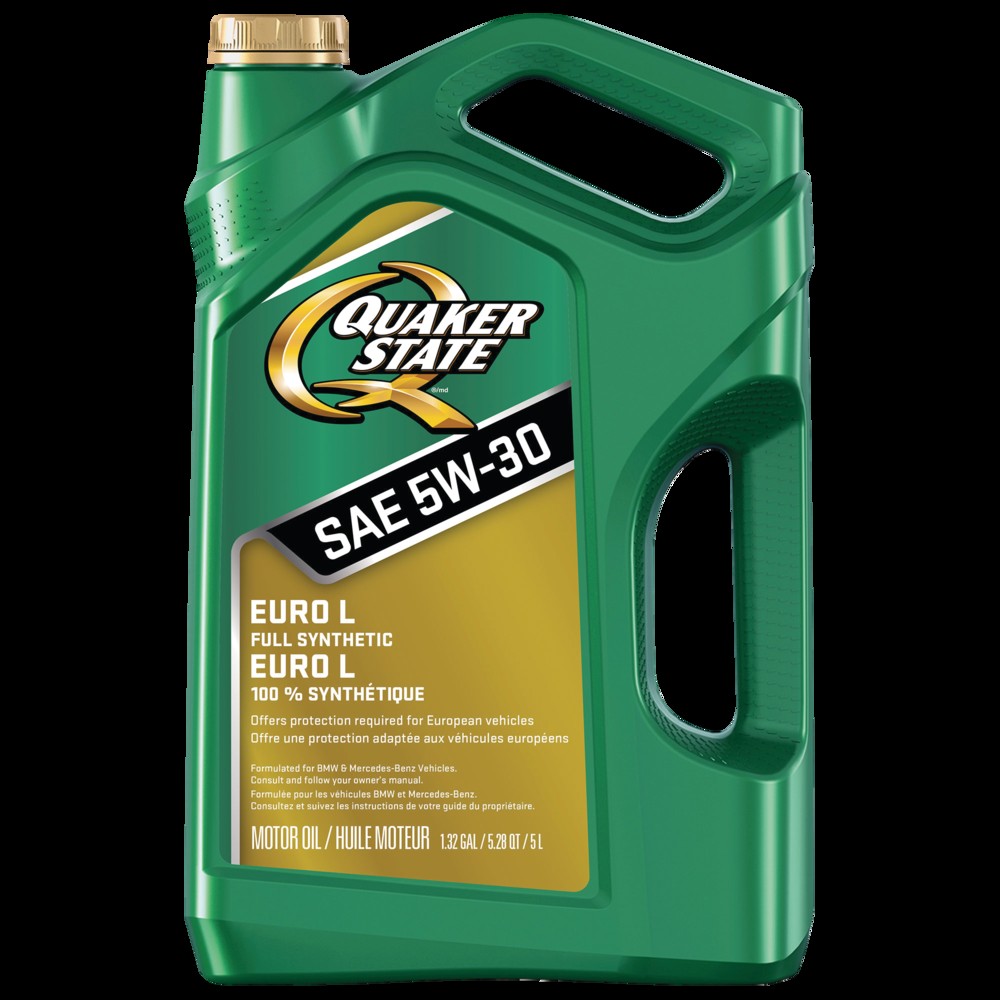 Quaker State Euro L 5W30 Synthetic Engine/Motor Oil, 5-L