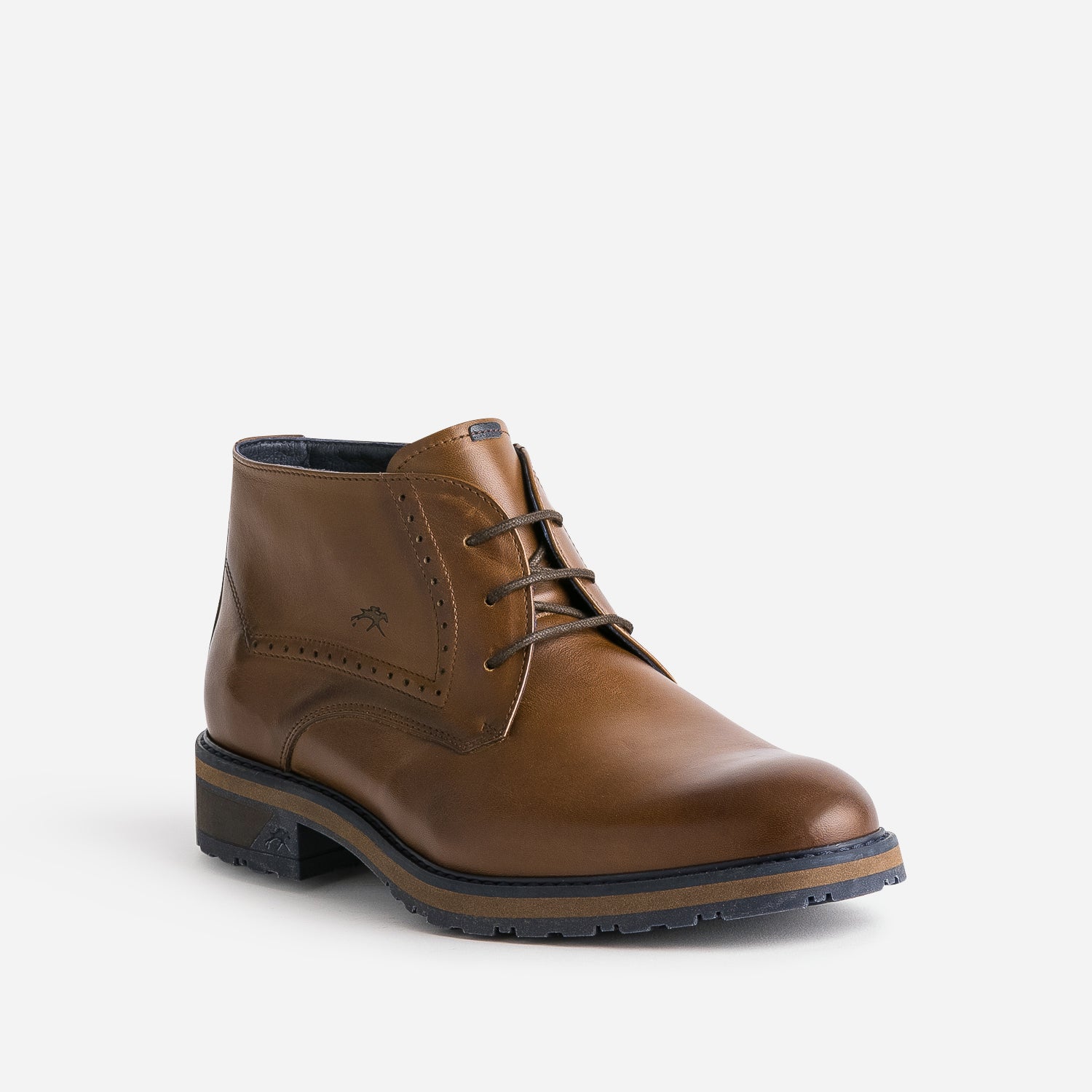 Chukka boots FLUCHOS marron en cuir