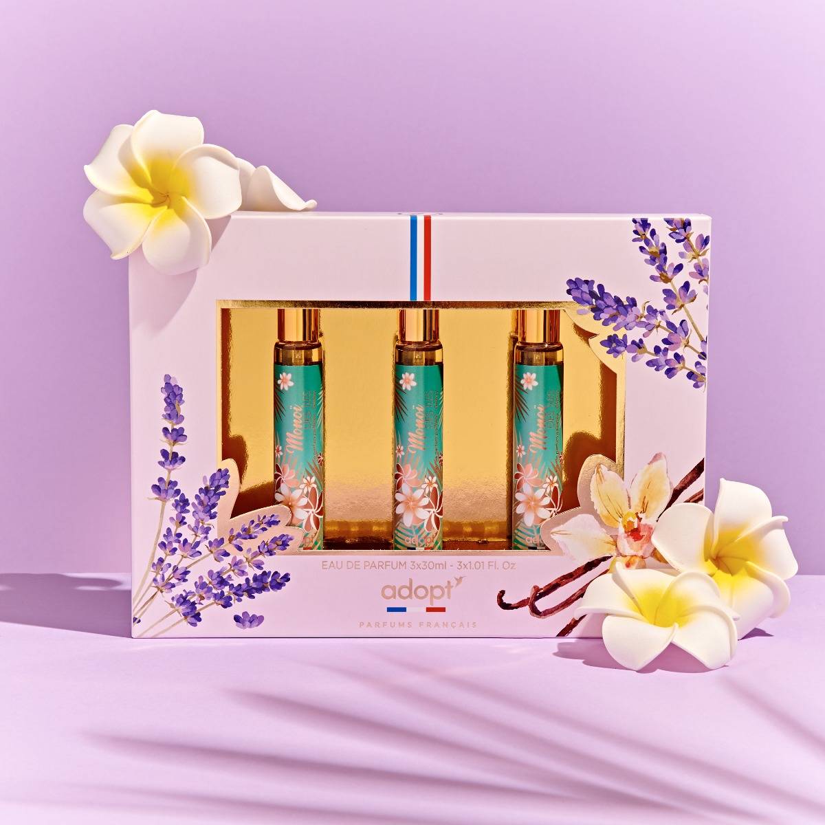 Trio Monoï des îlesCOFFRET 3 EAUX DE PARFUMS MONOI DES ILES 30 ML