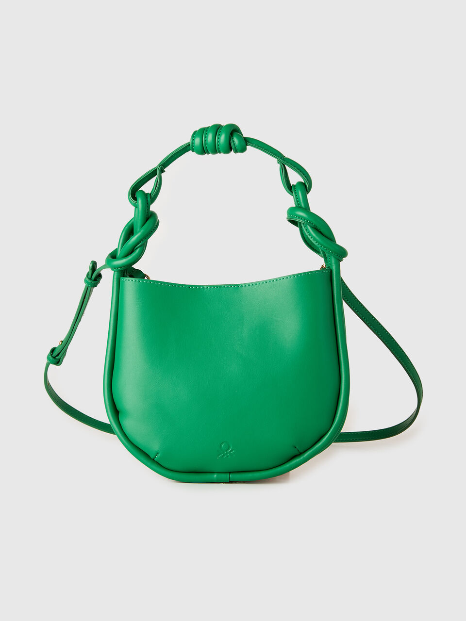 Mini green hobo bag