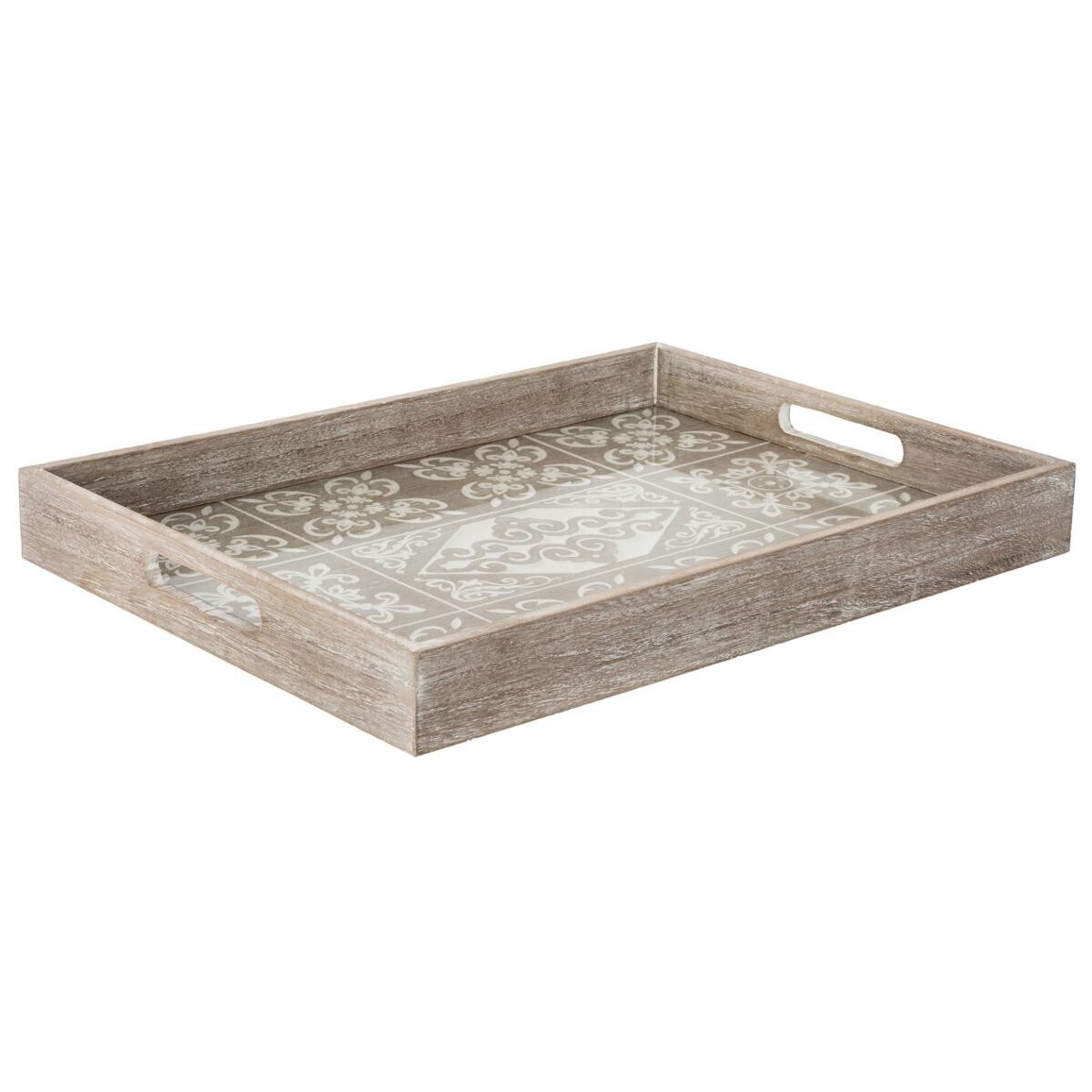 Tray "Summer" White, 40x4.5 cm