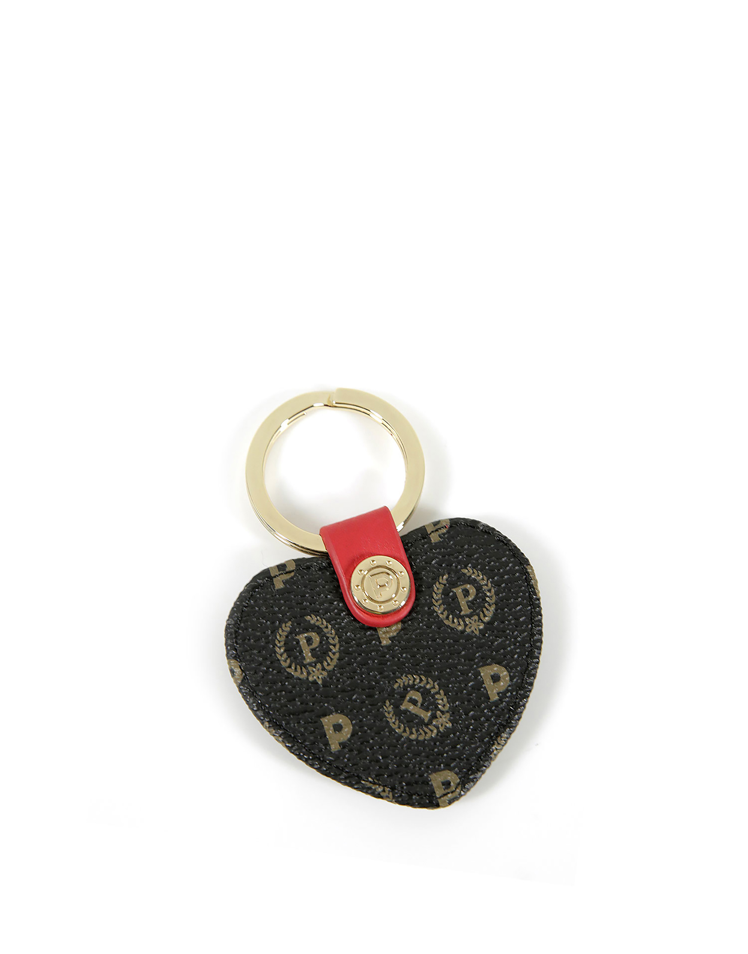 Portachiavi Cuore Heritage Logo Classic Nero/lacca