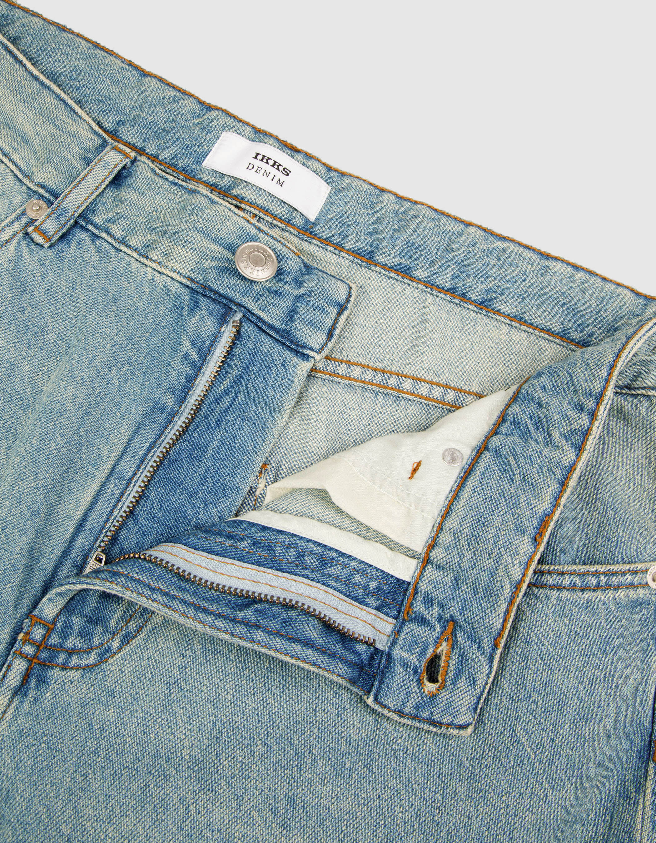 Jean droit bleu Serge Homme