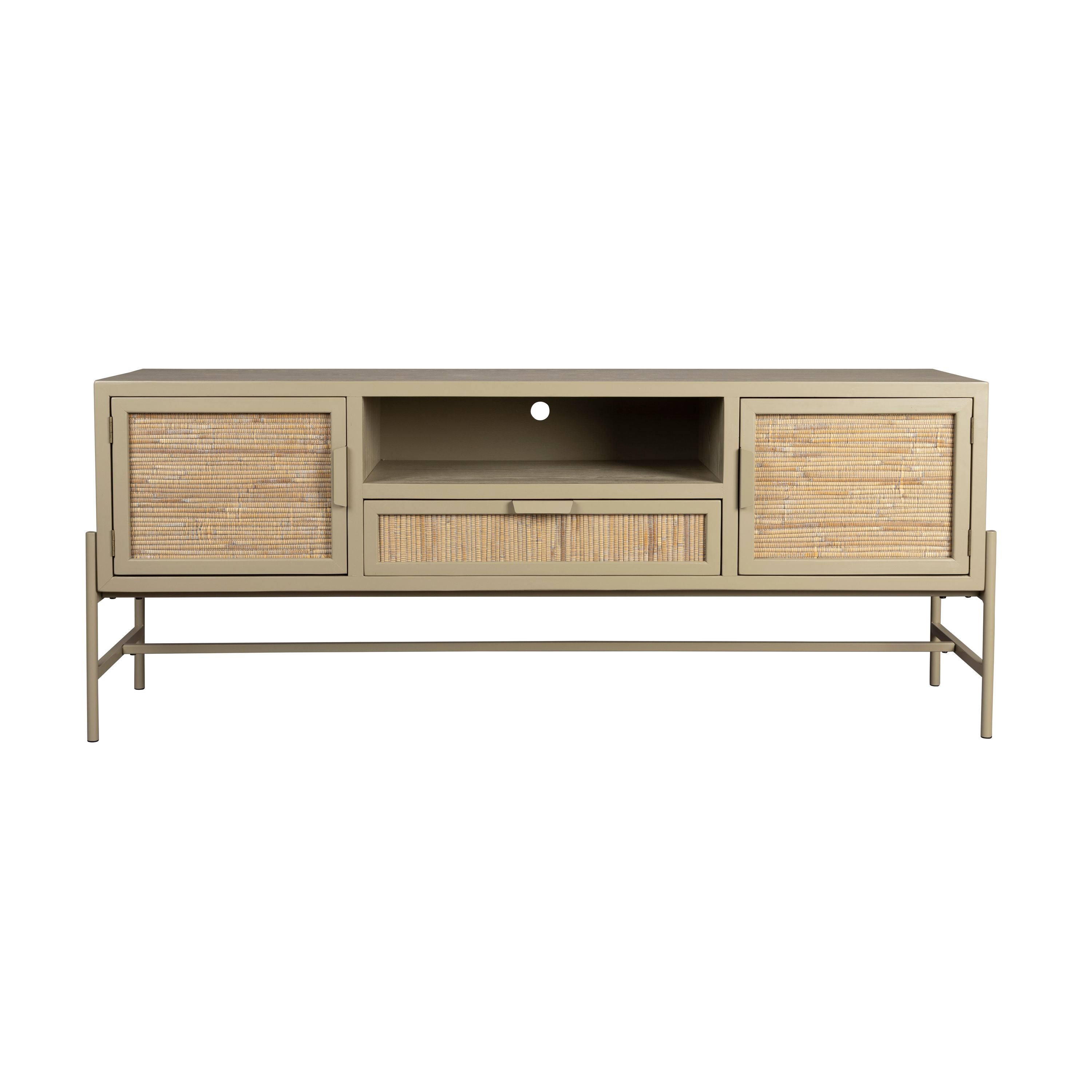 Dutchbone Yasu Dressoir Hout/ Metaal Beige