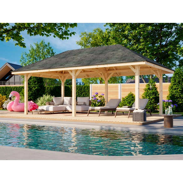 Pavillon »Bianca«, BxHxT: 588 x 319 x 300 cm