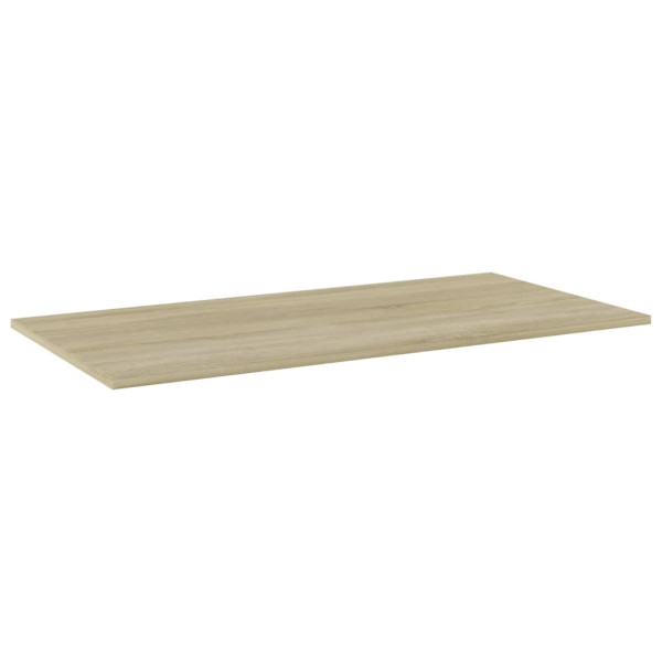 Płyta na półki Brąz 80 x 20 x 1.5 cm Materiał drewnopochodny vidaXL