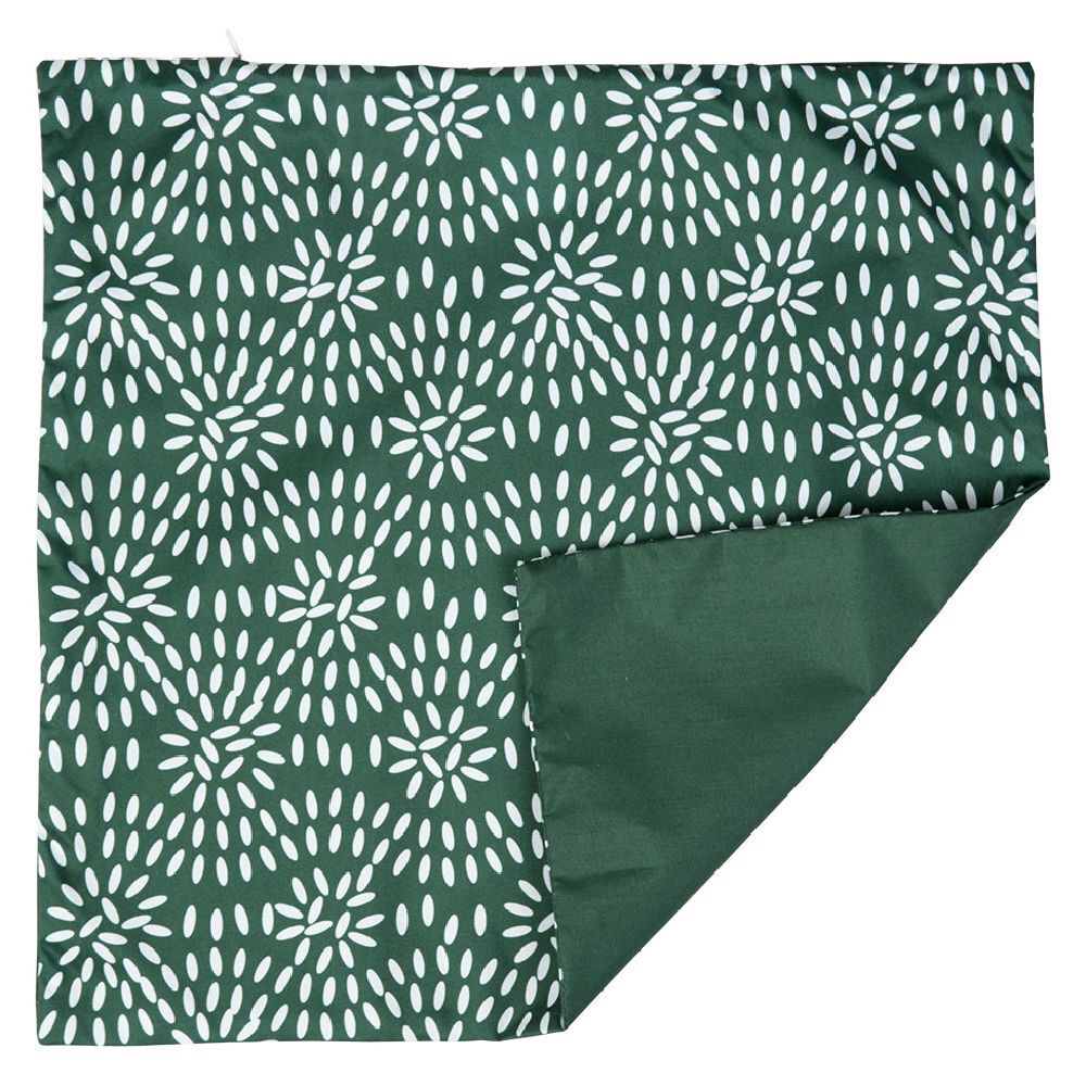 Housse de coussin carré Splendor vert