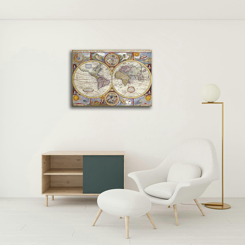 - Tableau - Cartographie ancienne Carte No. 43 40x50cm