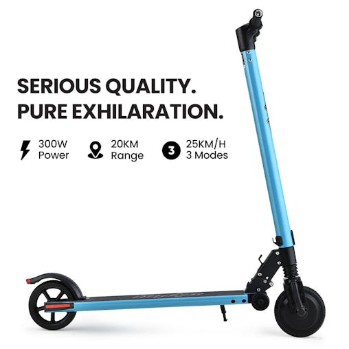 NNEMB Peak 300W 10Ah Electric Scooter-Suspension-for Adults or Teens-Blue