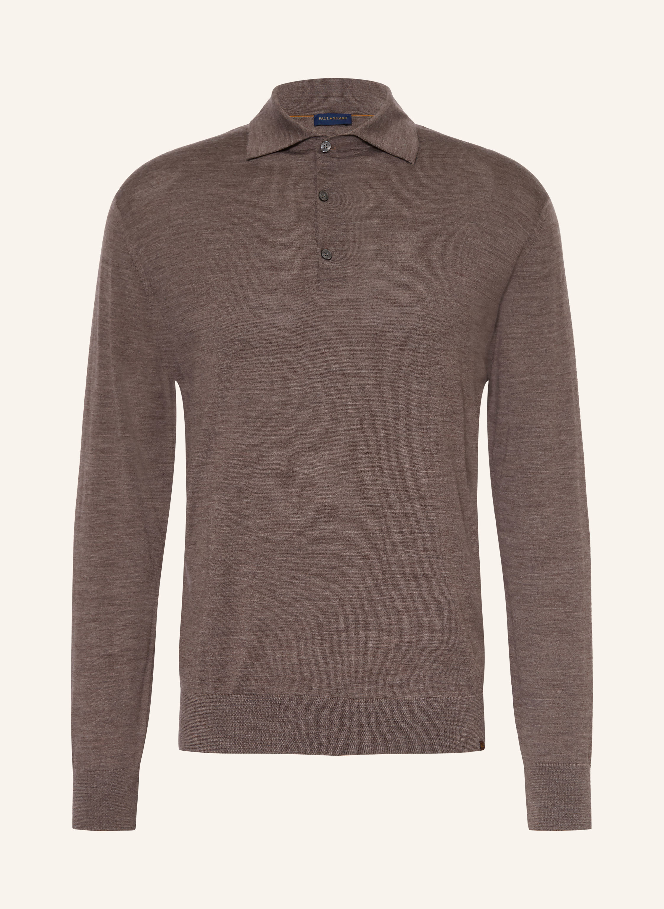 PAUL & SHARK Strick-Poloshirt Regular Fit aus Merinowolle