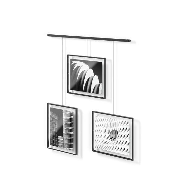 Umbra set van drie fotolijsten van 20 x 25 cm Exhibit - 82 x 3 x 73 cm - Zwart