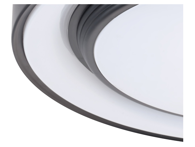 Plafon Zygmunt II LED 38 cm ze zmienną barwą światła czarny