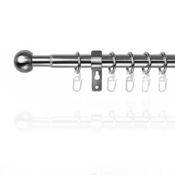 Gardinenstange, Länge: 4 cm, 1-läufig, Metall