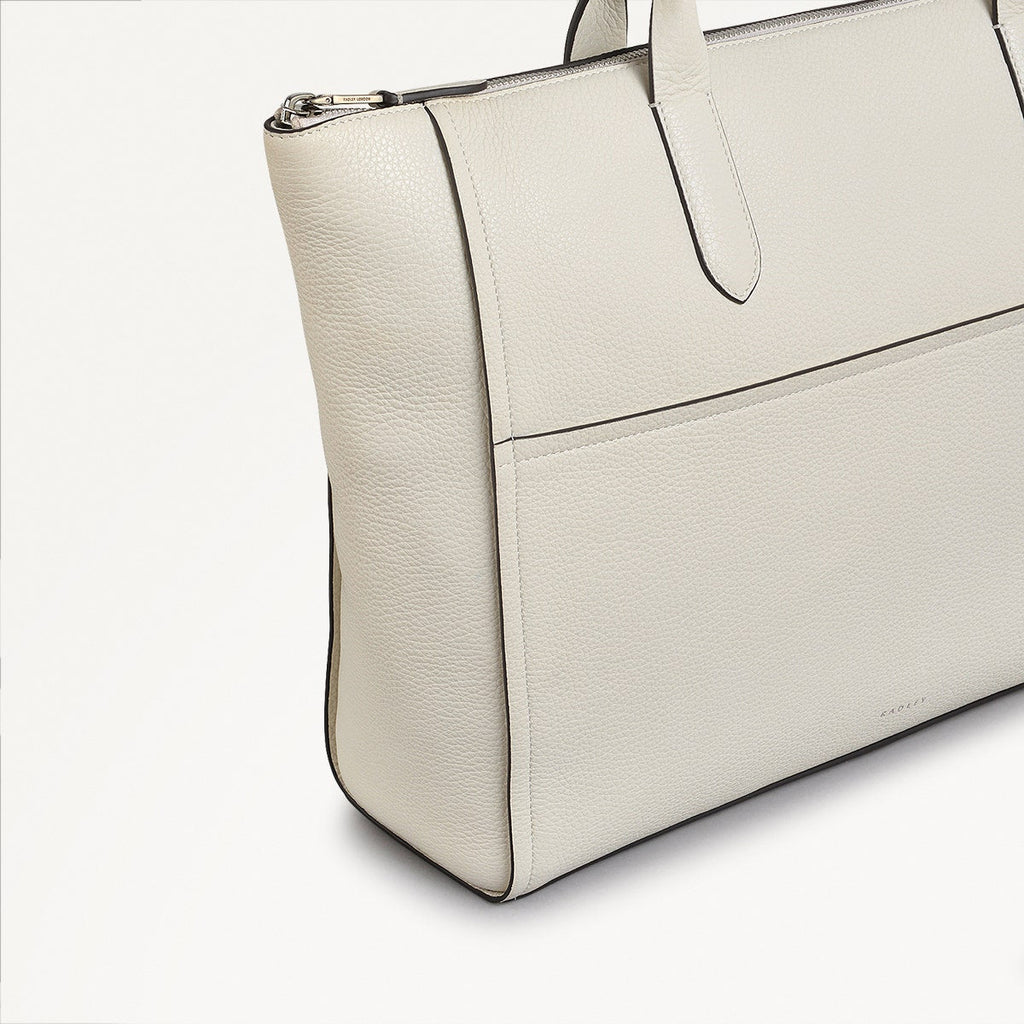 Oak Street - Medium Ziptop Tote Bag