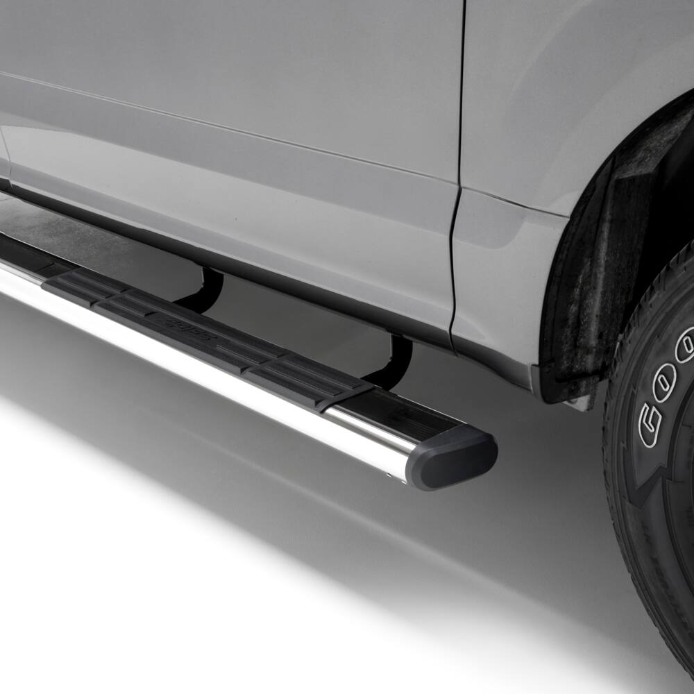 ARIES Polished Stainless Steel Oval Side Bars, 6-in
