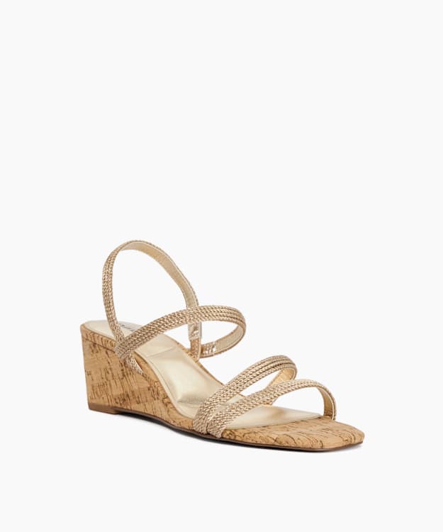 Kali Gold - Gold Cork Wedges