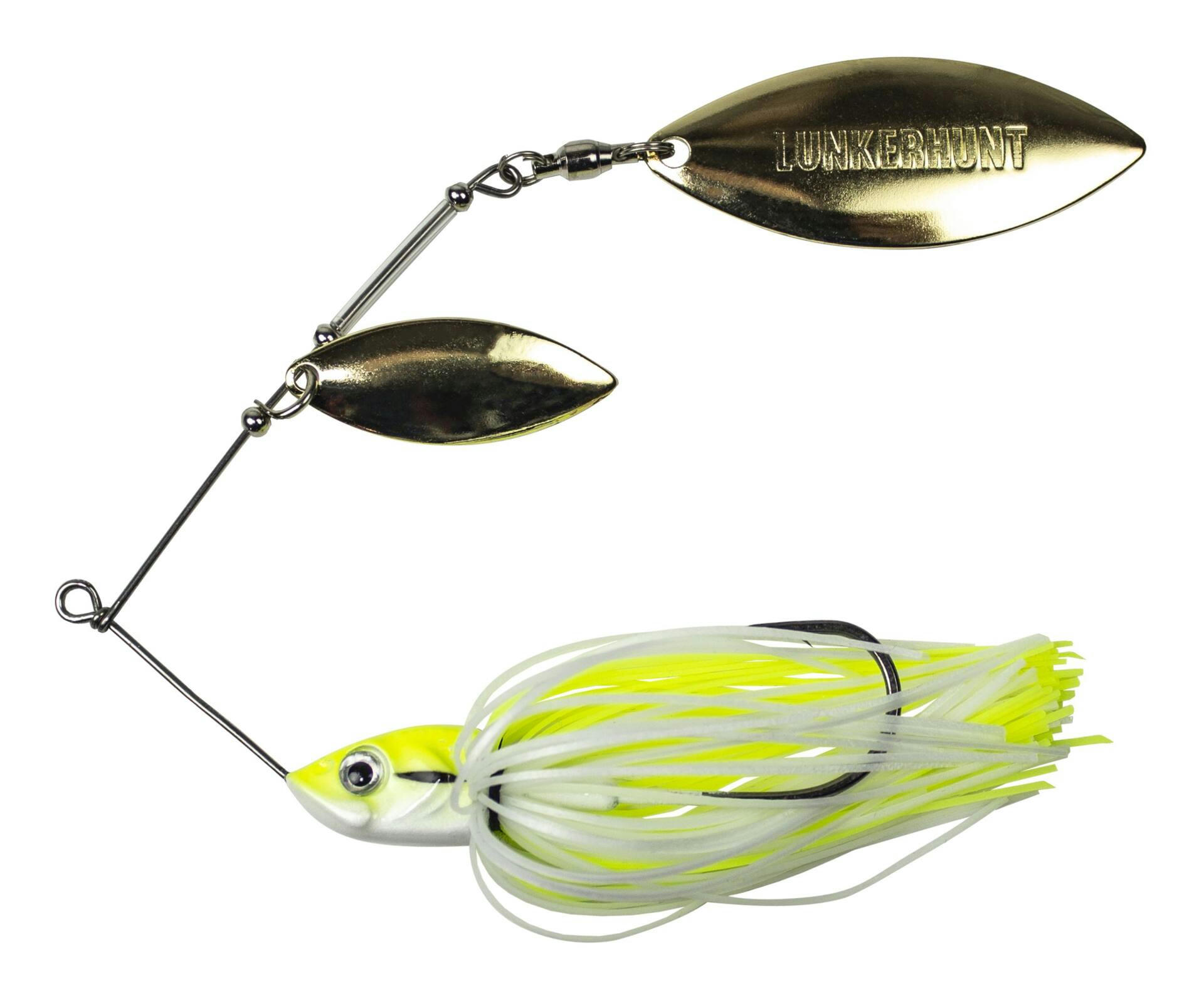 Lunkerhunt Impact Ignite Double Willow Leaf Spinnerbait, 1/2-oz