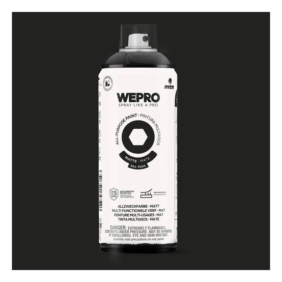 MTN WEPRO Cosmos Black Matte All-Purpose Paint 400ml