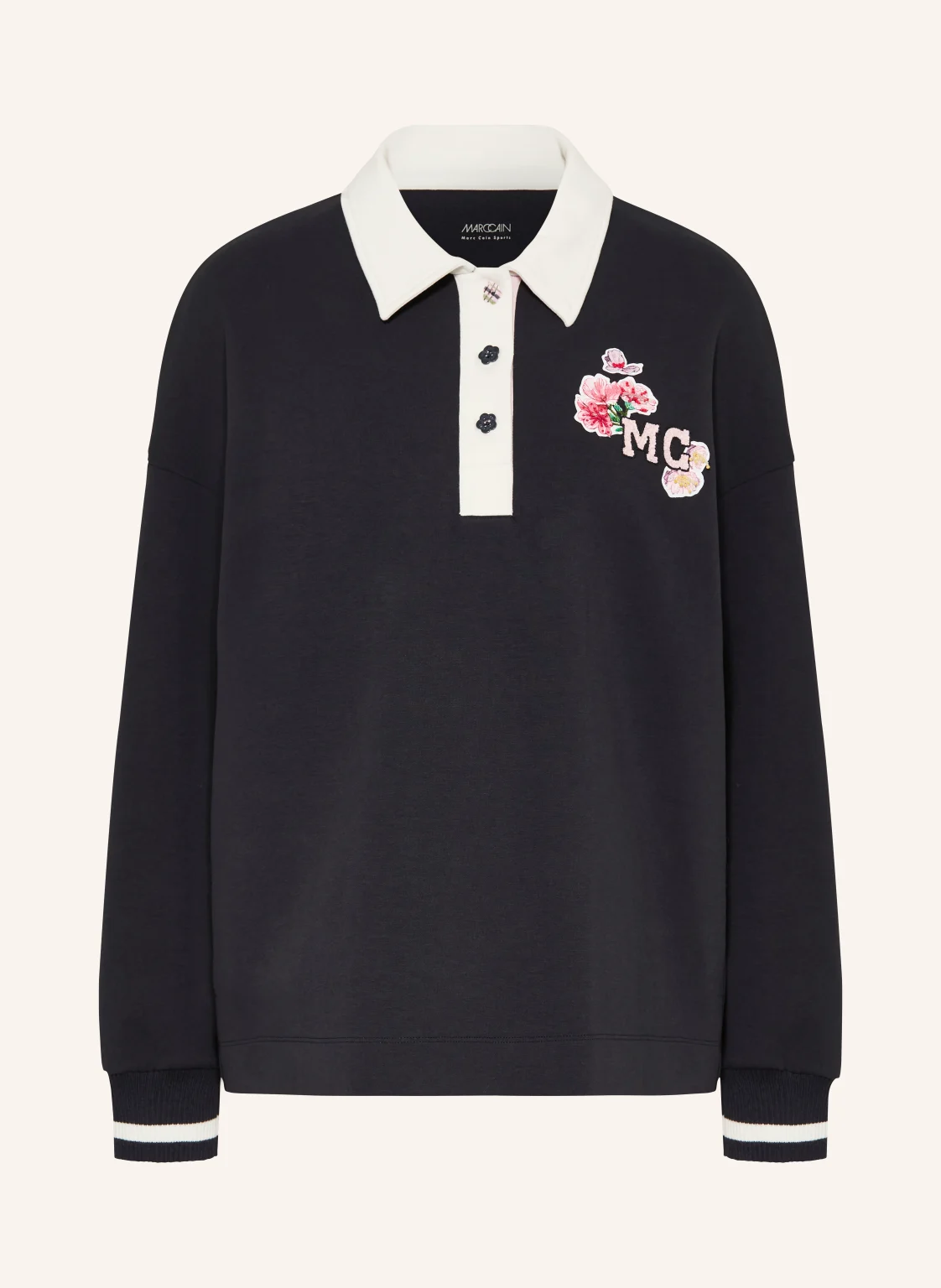 MARC CAIN Sweat-Poloshirt