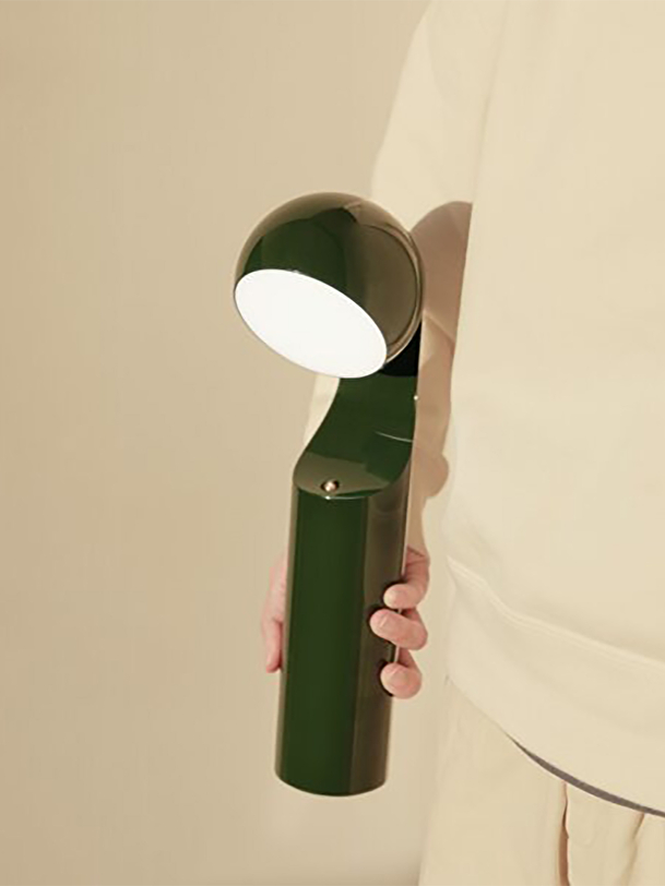 Lampe a poser sans fil rechargeable mono vert foret - house of home vert fonce