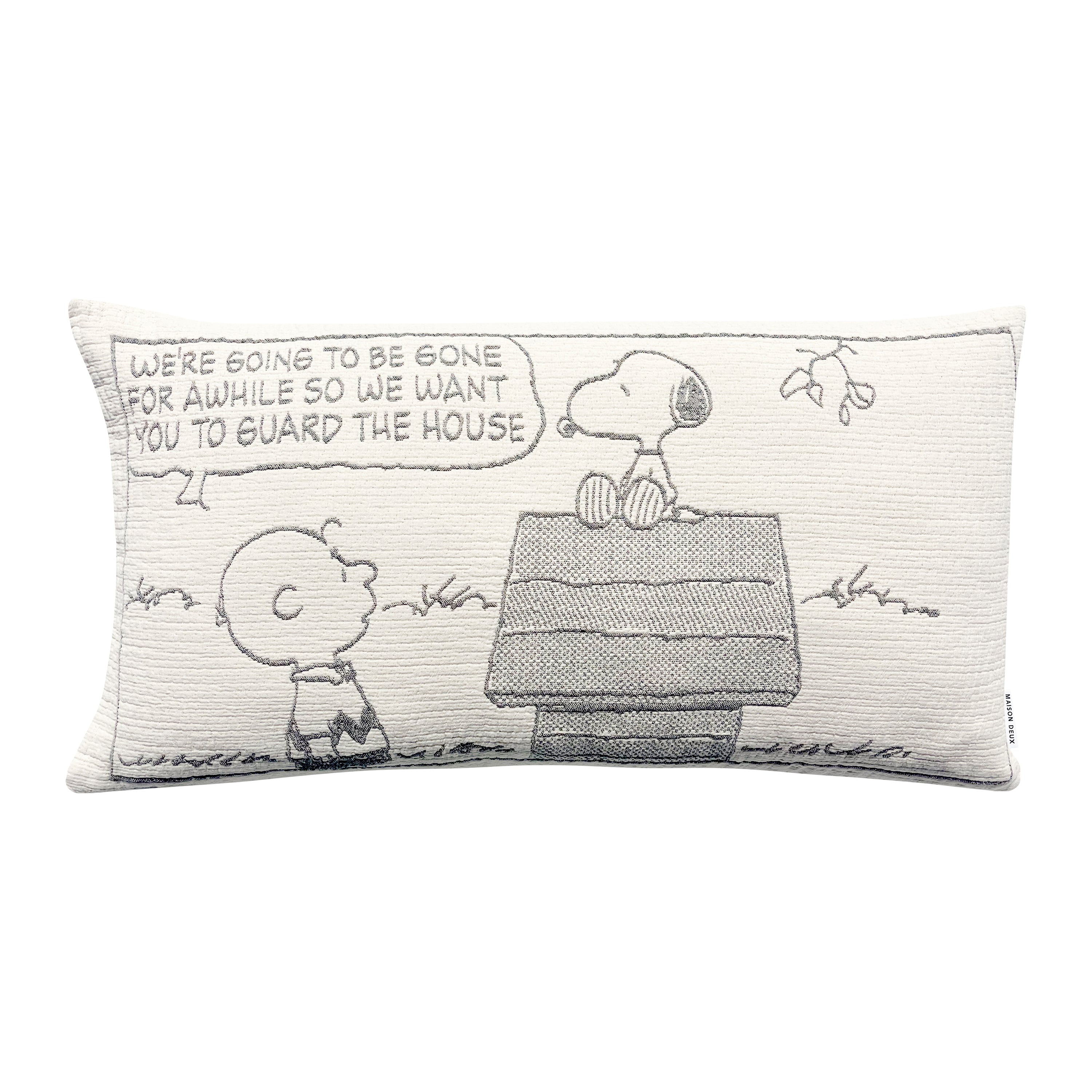 Maison Deux Peanuts Kussenhoes - Pas op het Huis