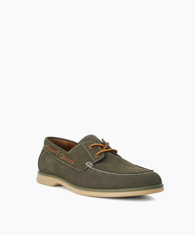 Buoy Khaki - Suede Boat Shoes