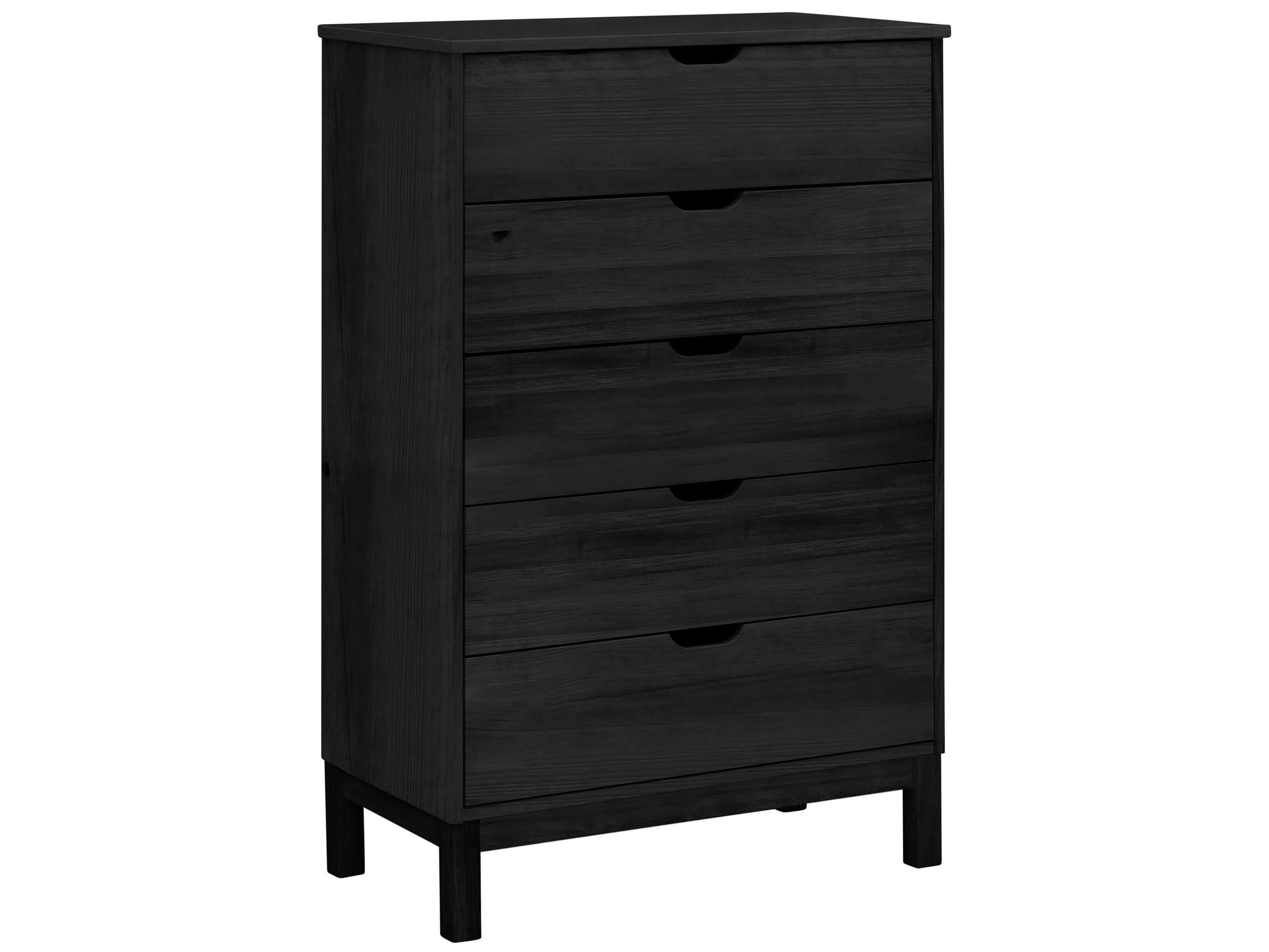 POST - Commode 5 tiroirs noir