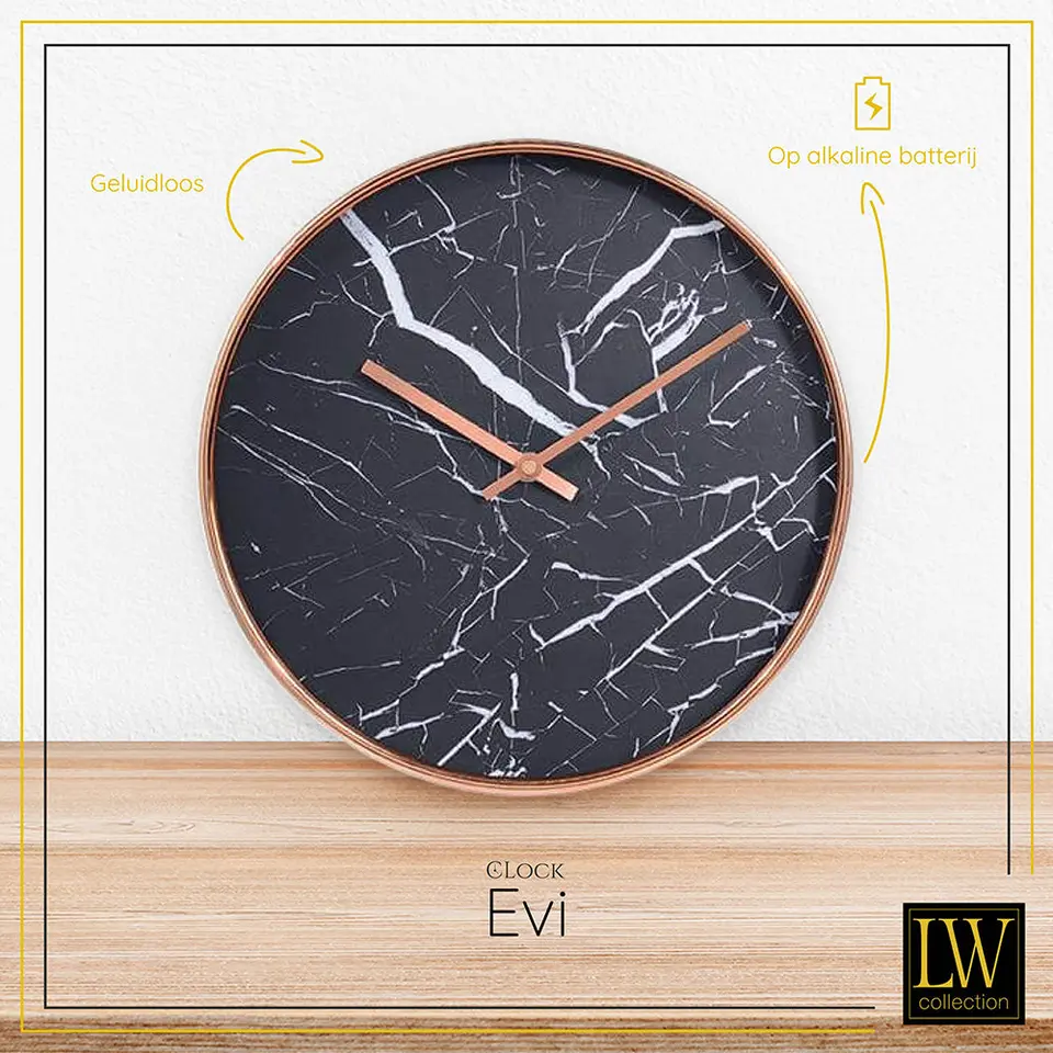 LW Collection Keukenklok Evi 30cm