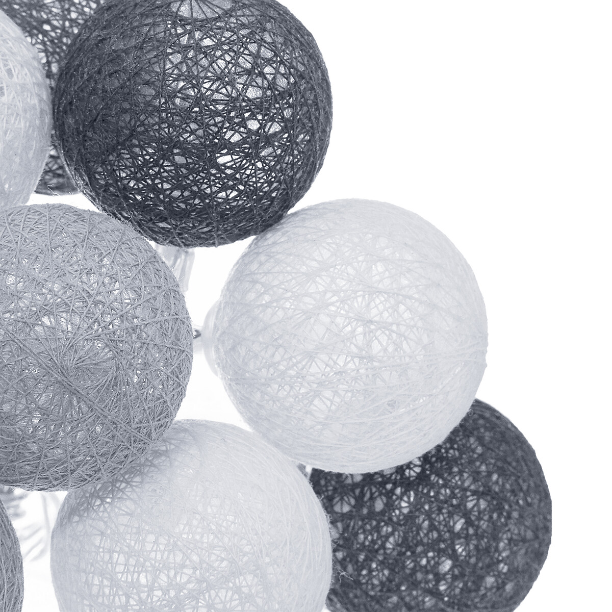Outdoor LED garland "Soft" Slate grey, L.435 cm