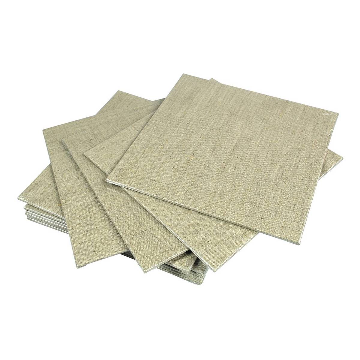 Linen Canvas Panel 20cm x 20cm